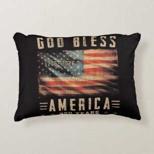 Gott segne Amerika 250 Jahre 1776-2026 Dekokissen