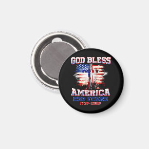 Gott segne Amerika 250 Jahre 1776 2026 Magnet