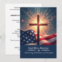 Gott segne Amerika 250. Jubiläums-Religiös