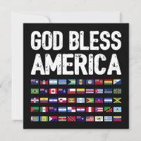 Gott segne Amerika Alle Länder Latino-Stolz I