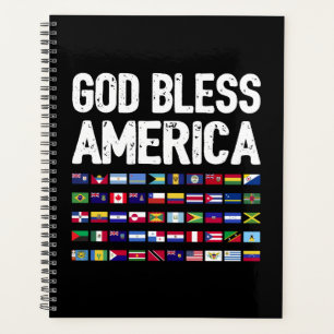 Gott segne Amerika, alle Länder, Latino-Stolz I Planer