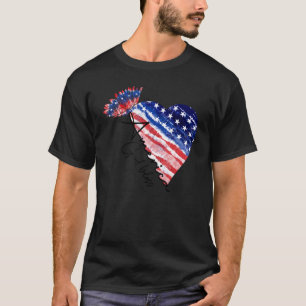 Gott segne Amerika am 4. Juli Unabhängigkeit P T-Shirt