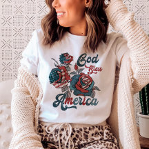 Gott segne Amerika am 4. Juli Unabhängigkeitstag