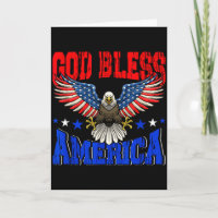 Gott segne Amerika American Eagle Flag 4. Juli Got