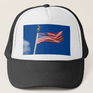 Gott segne Amerika, amerikanische Flagge, Patriot- Truckerkappe