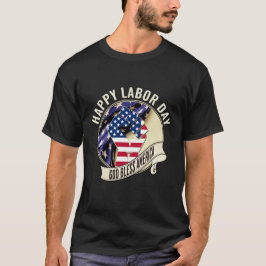 Gott segne Amerika ARBEITSTAG T-Shirt