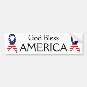 Gott segne Amerika Autoaufkleber