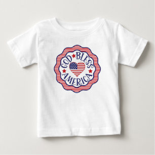 Gott segne Amerika Baby T-shirt