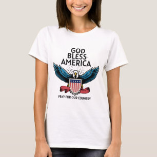 Gott segne Amerika Frauen T-Shirt