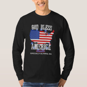 Gott segne Amerika, insbesondere Olympia WA US-Bun T-Shirt