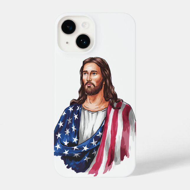 Gott segne Amerika iPhone Hülle (Rückseite)