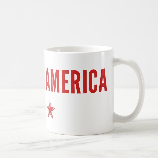 Gott segne Amerika Kaffeetasse (Rechts)