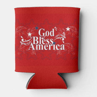 Gott segne Amerika kann kühlen Dosenkühler