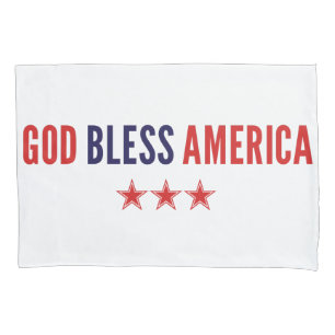 Gott segne Amerika Kissenbezug