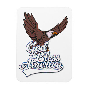 Gott segne Amerika Magnet