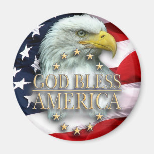 Gott segne Amerika Magnet