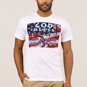 "Gott segne Amerika" - Maßgeschneidert T-Shirt