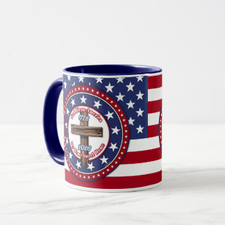 Gott segne Amerika Mein Zuhause Süßes Zuhause Rugg Tasse