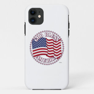 Gott segne Amerika mit der USA-Flagge und 50 Stern Case-Mate iPhone Hülle