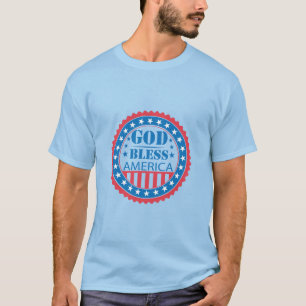 Gott segne Amerika Patrioten USA Stolz T-Shirt