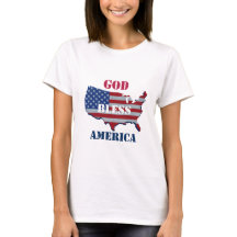 Gott segne Amerika | Patriotisches Design