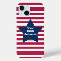Gott segne Amerika rot weiß und blau