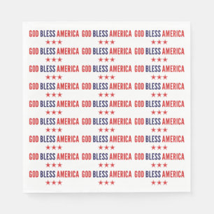 Gott segne Amerika Serviette