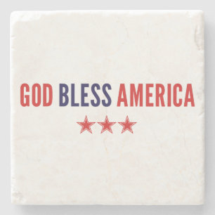 Gott segne Amerika Steinuntersetzer