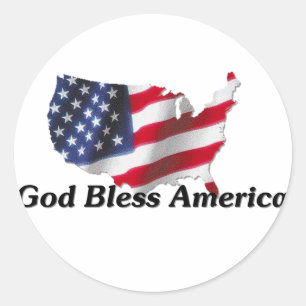 Gott segne Amerika Sticker