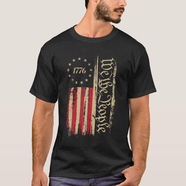 Gott segne Amerika T-Shirt (Vorderseite)