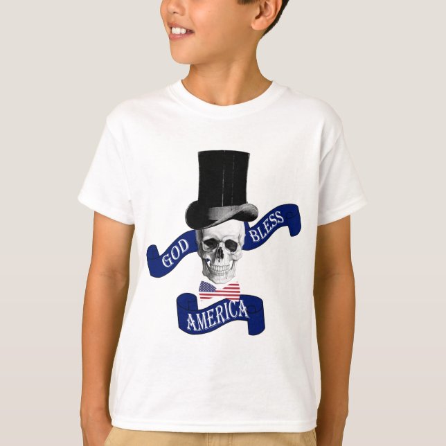 Gott segne Amerika T-Shirt (Vorderseite)