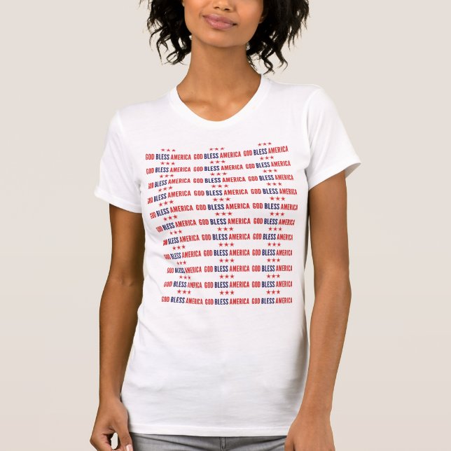 Gott segne Amerika T-Shirt (Vorderseite)