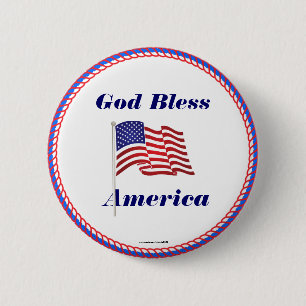 Gott segne Amerika-Taste/Laptop-Stift Button