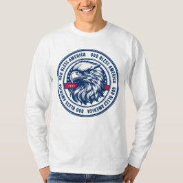 Gott segne Amerika, USA-Adler im Kreis T-Shirt