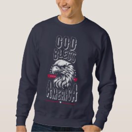 Gott segne Amerika, USA Adler Sweatshirt