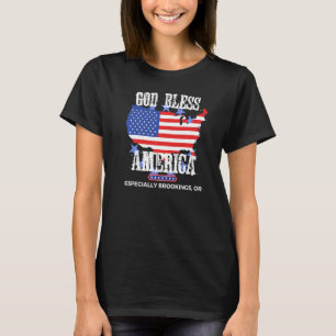 Gott segne Amerika, vor allem Brookings oder US-St T-Shirt