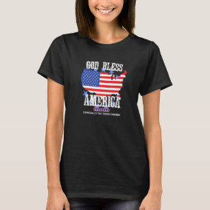 Gott segne Amerika vor allem die Lon-Fahrer T-Shirt