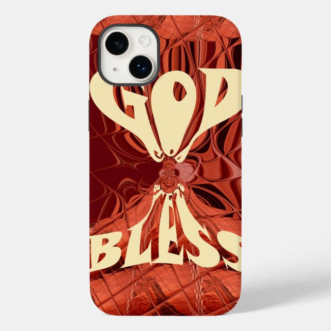 Gott segne Art Print Case-Mate iPhone Hülle (Rückseite)