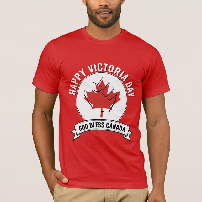 Gott segne CANADA Victoria Day T-Shirt (Vorderseite)