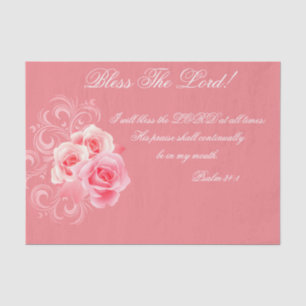 Gott segne den Herrn! Seidenpapier