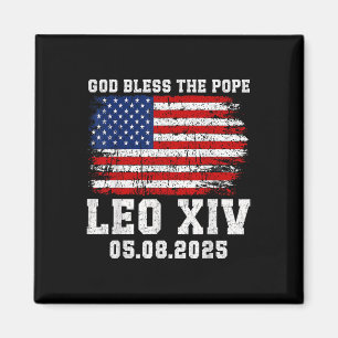 Gott segne den Papst Leo Xiv Wir haben einen Papst Magnet