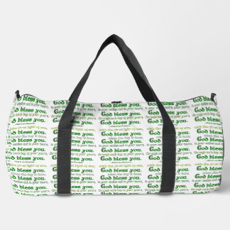 Gott segne dich Irischer Segen Duffle Bag