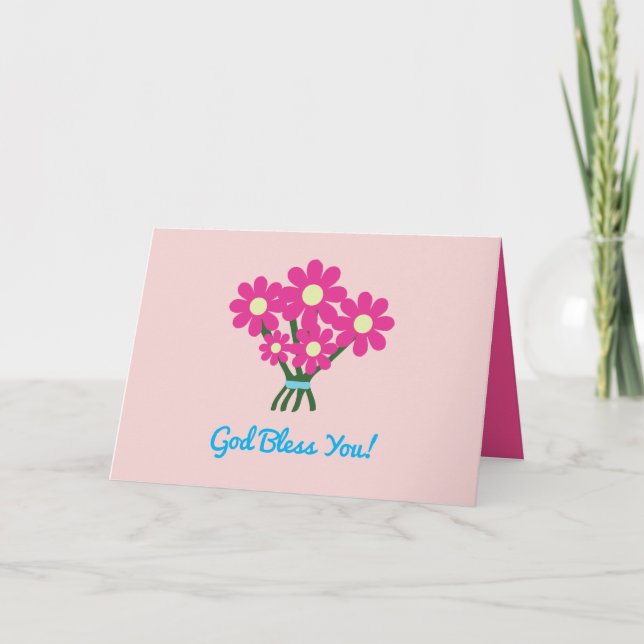 Gott segne dich karte (Vorderseite)