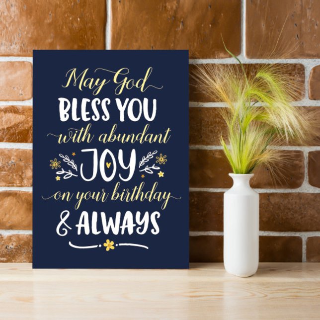 Gott segne dich mit Freude an deinem Geburtstag (Von Creator hochgeladen)