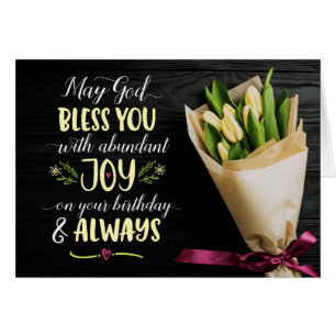 Gott segne dich mit Freude an deinem Geburtstag