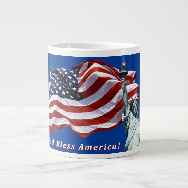 Gott segne die amerikanische Tasse (Vorderseite)