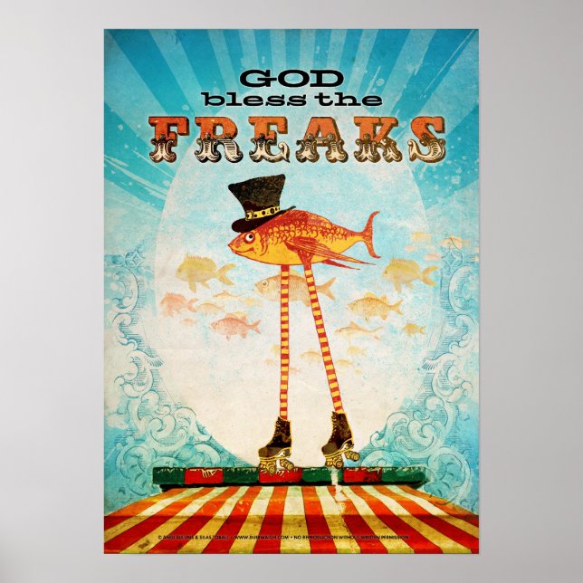 Gott segne die Freaks Poster (Vorne)