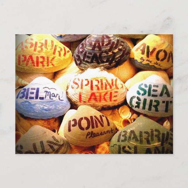 Gott segne die Jersey Shore. Postkarte (Vorderseite)