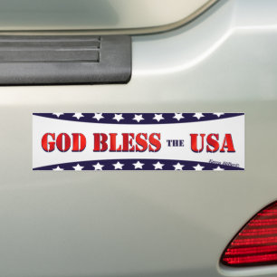 Gott segne die USA Autoaufkleber