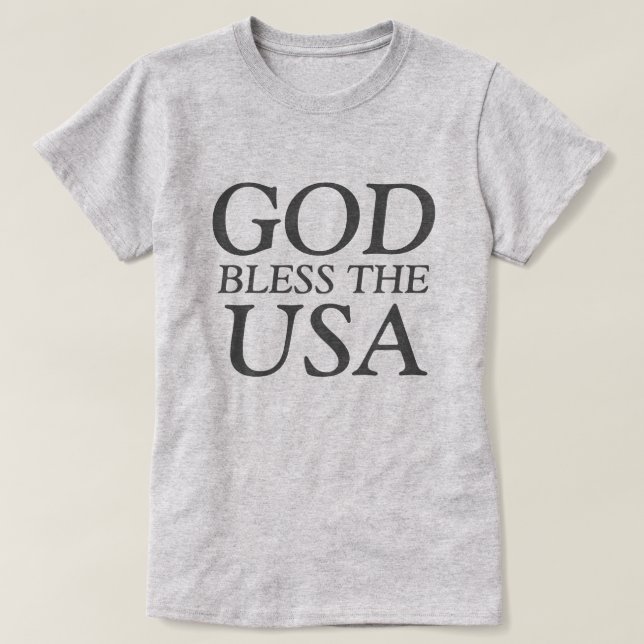 Gott segne die USA II T-Shirt (Design vorne)